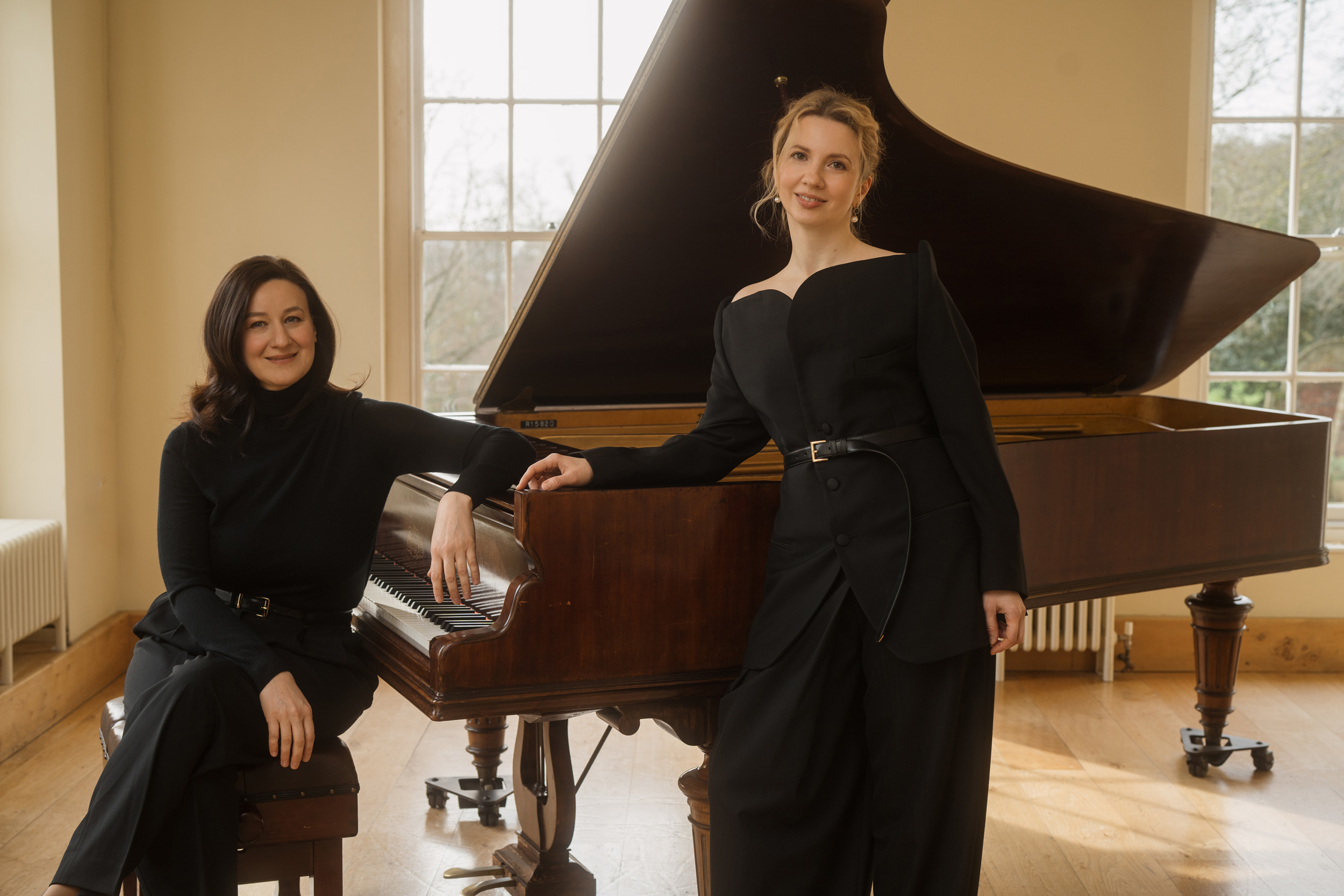 Yuliya Shpyg and pianist Olga Paliy at the piano, London